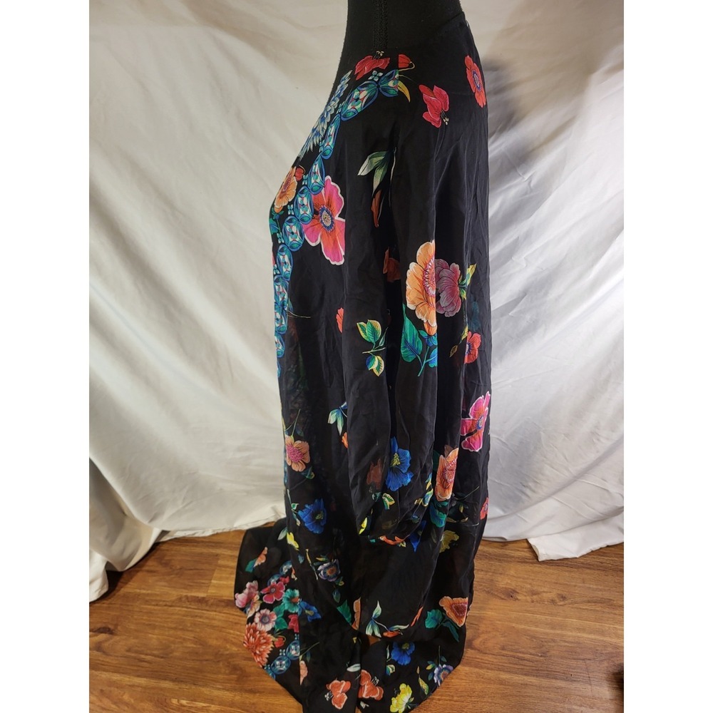 JOHNNY WAS EVENING PALACE V NECK KAFTAN SIZE L/XL - Picture 4 of 6